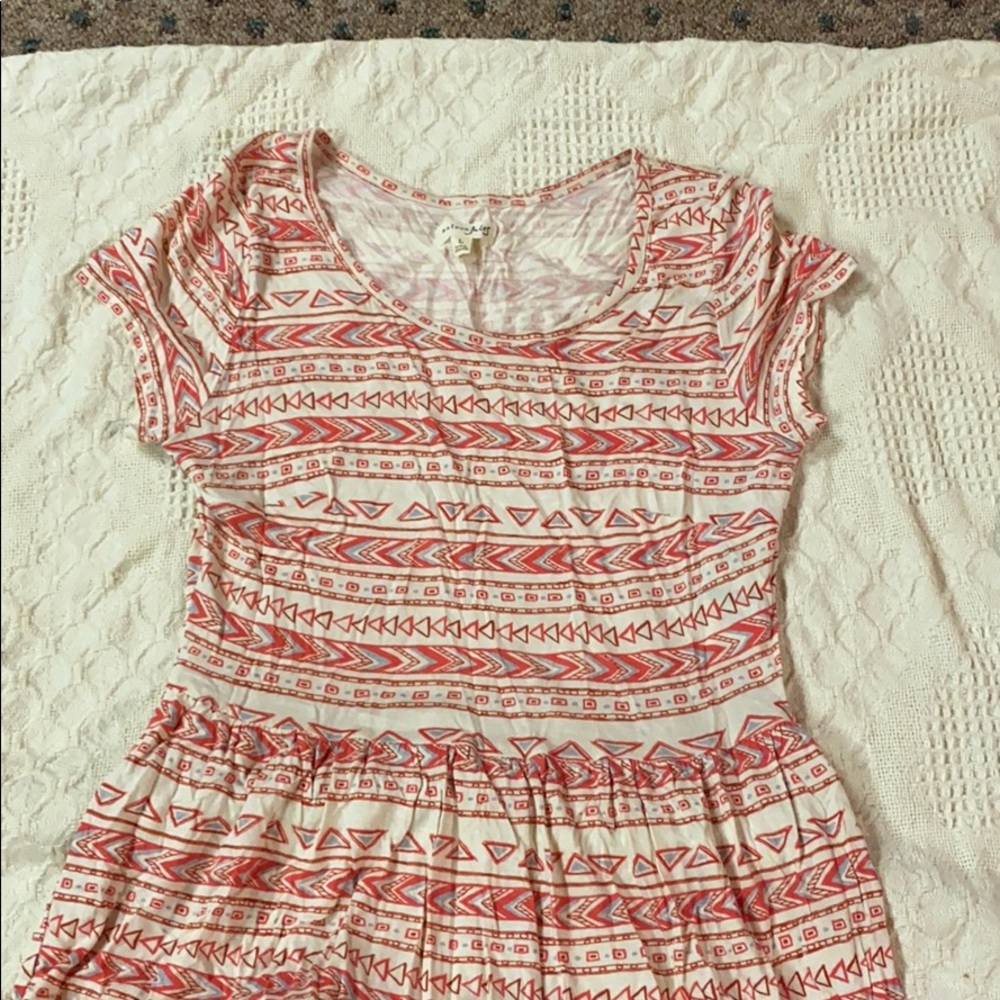 Aztec print dress